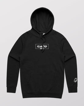 FLAVORS LOGO ICON HOODY-BLACK