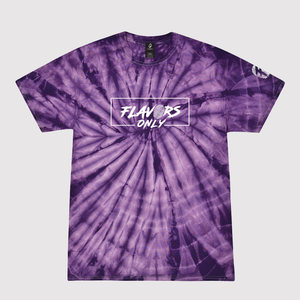 FLAVORS ONLY SPIDER PURPLE TEE